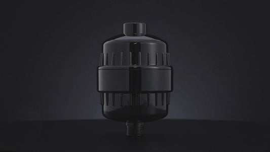 Premium Inline Shower Filter – Universal G1/2, Chrome | Hair & Skin Protection | Universal Shower Water Filter for Bathroom